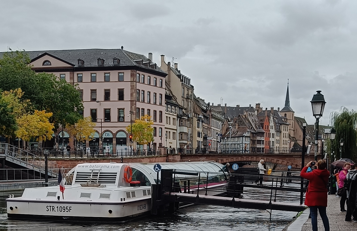 Bootsfahrt in Straßburg