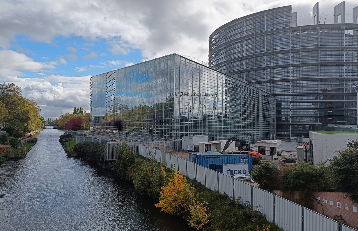Außenansicht Europäisches Parlament